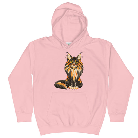 Cool Maine Coon Cat Hoodie, No. 0582