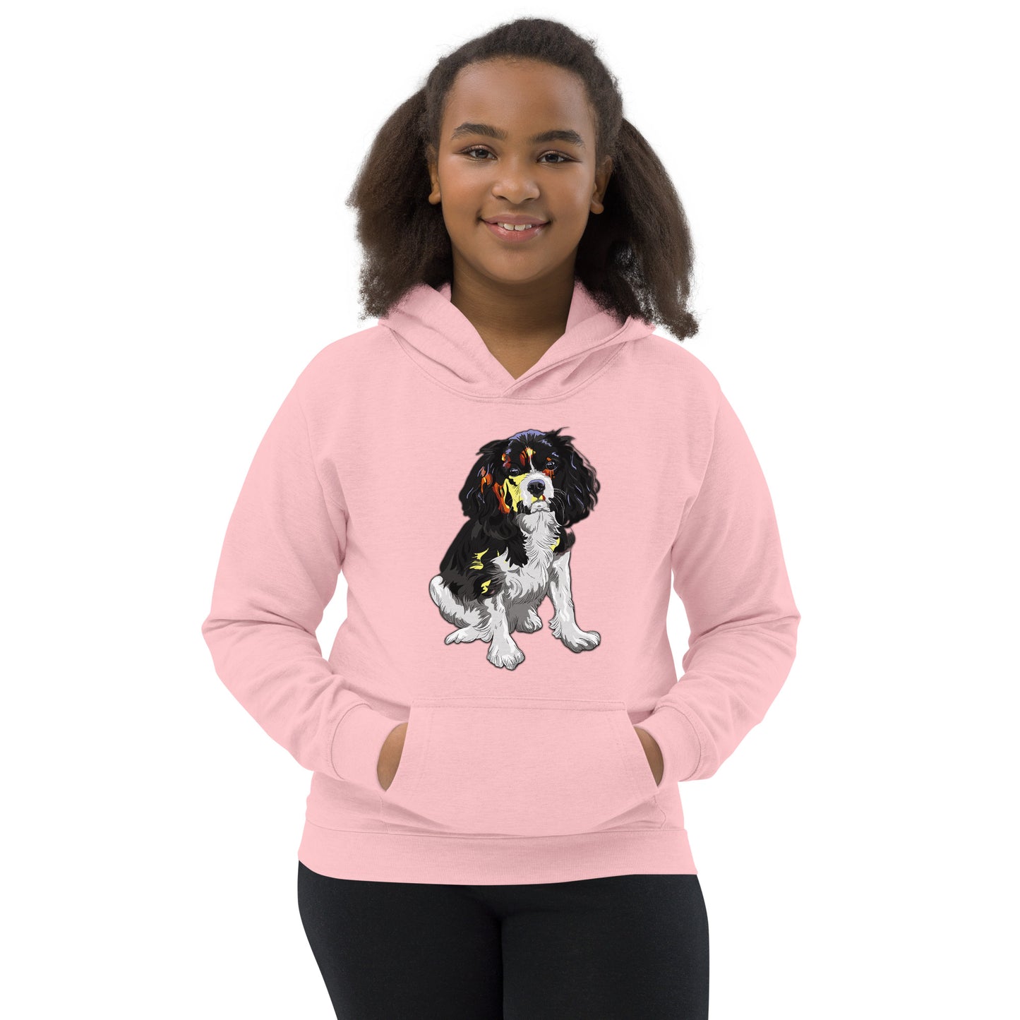 Cool Cavalier King Charles Spaniel Dog Hoodie, No. 0122