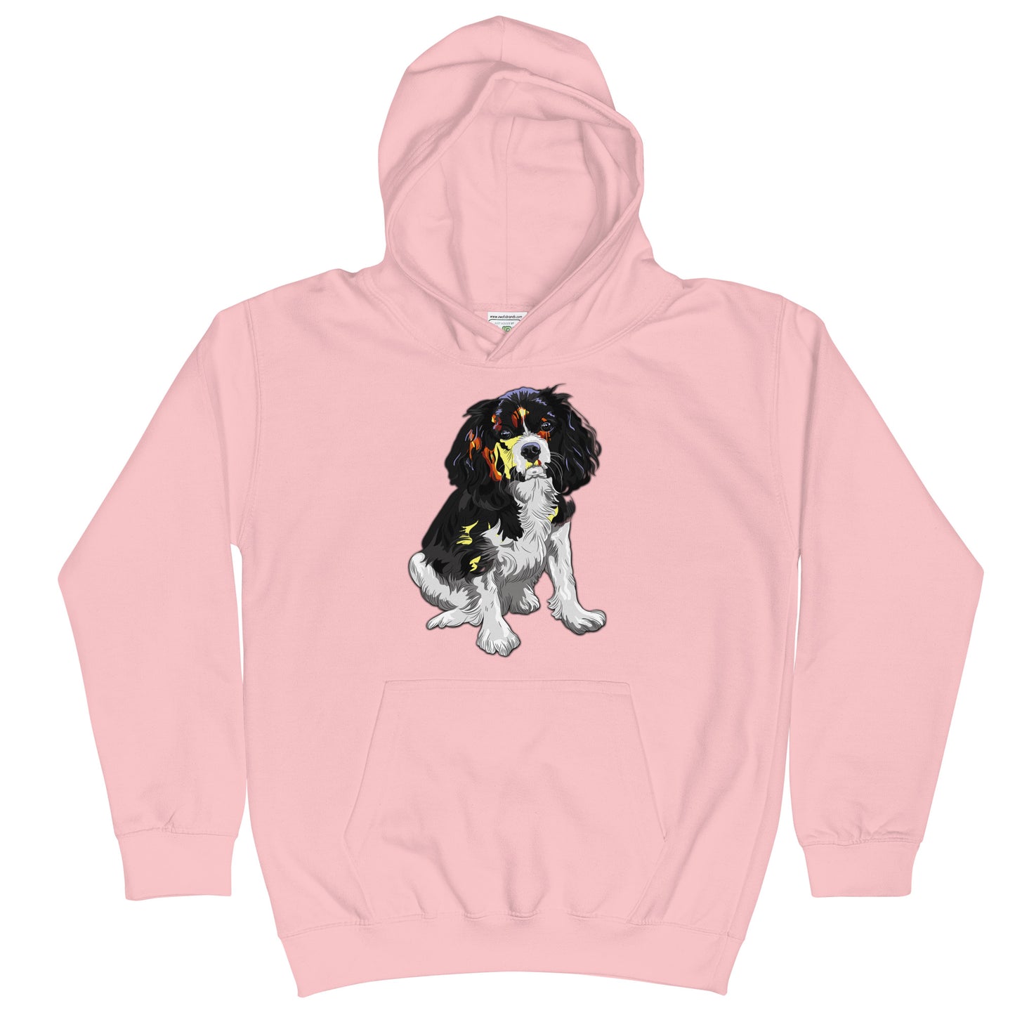 Cool Cavalier King Charles Spaniel Dog Hoodie, No. 0122