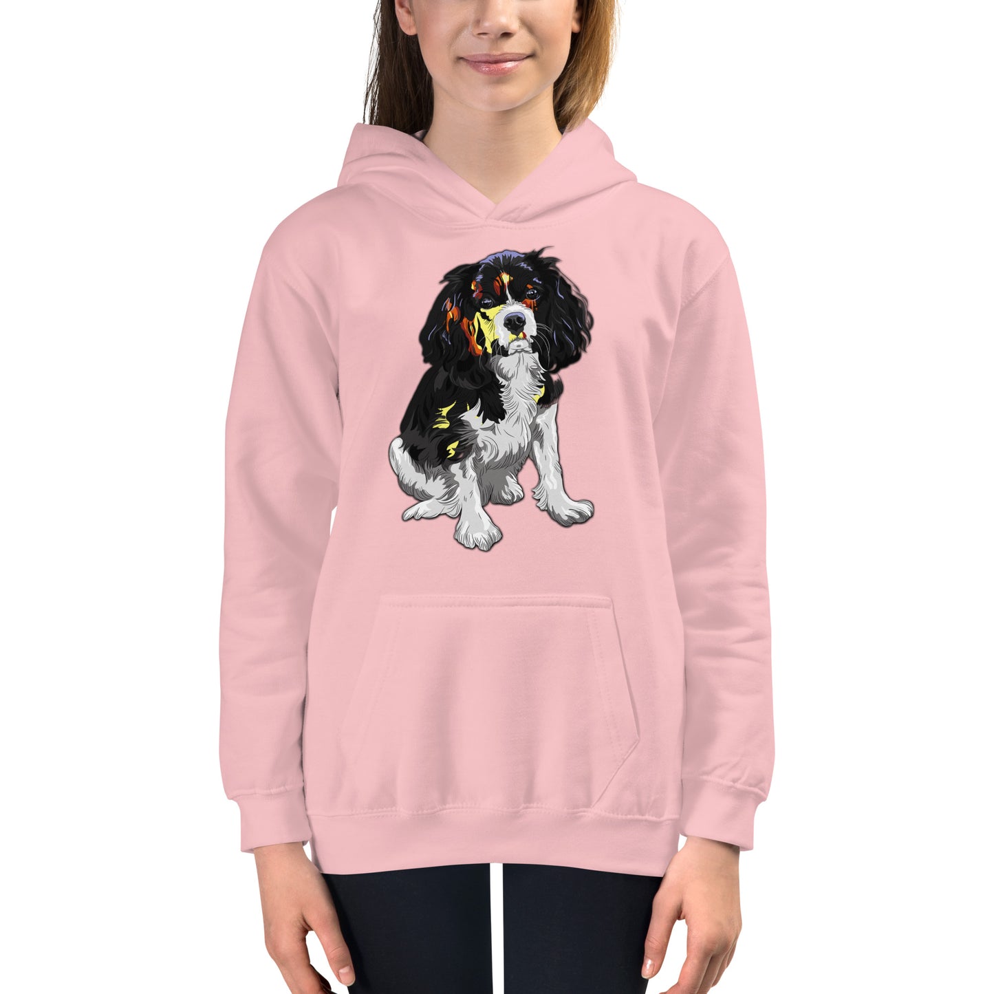 Cool Cavalier King Charles Spaniel Dog Hoodie, No. 0122