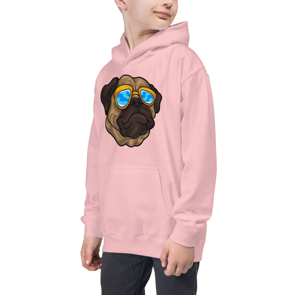 Pug Dog Portrait, Hoodies, No. 0549