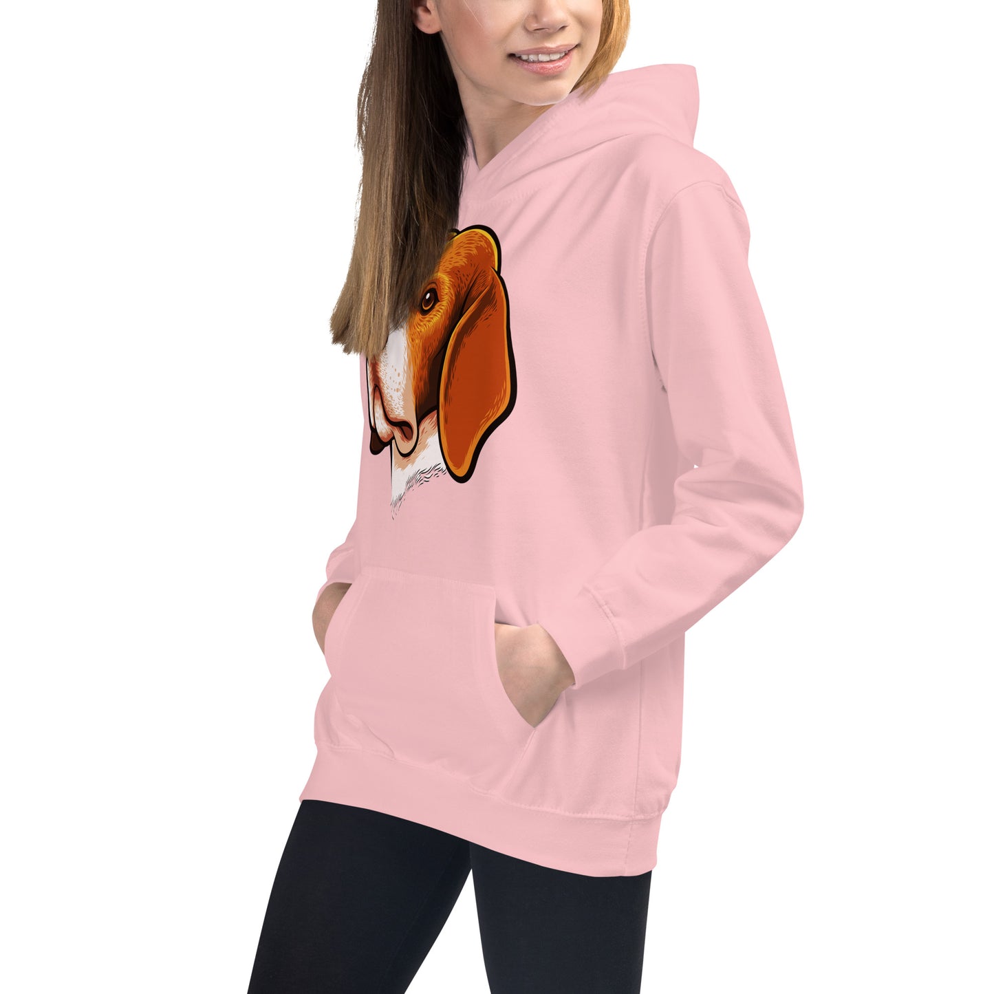 Beagle Dog Portrait Hoodie, No. 0105