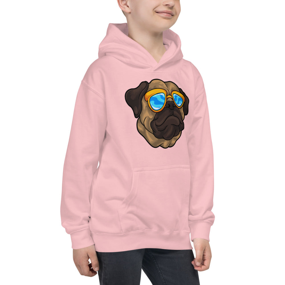 Pug Dog Portrait, Hoodies, No. 0549