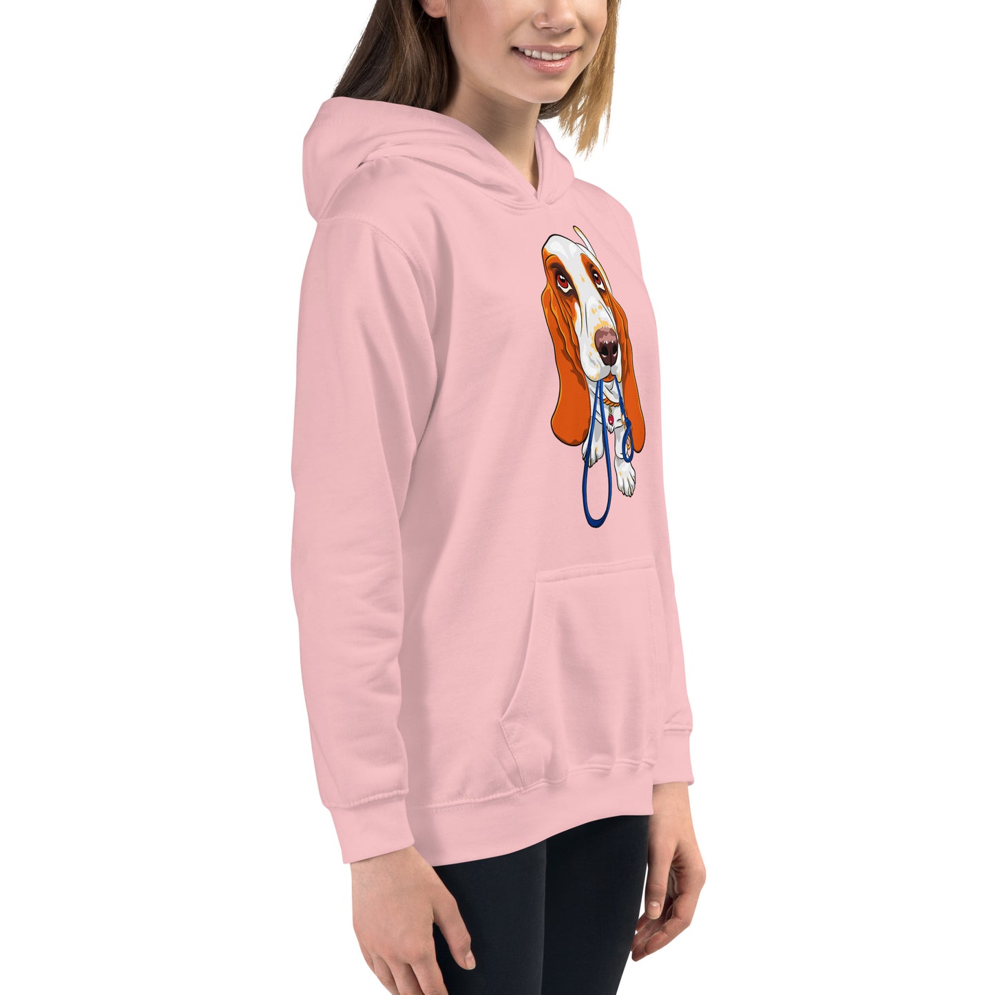 Basset Hound Dog Hoodie, No. 0570