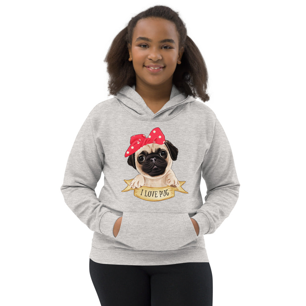 Lovely Pug Dog, Hoodies, No. 0480