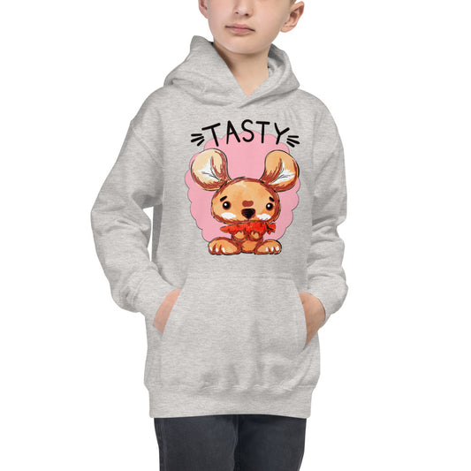 Mouse with Carrot, Hoodies, No. 0043