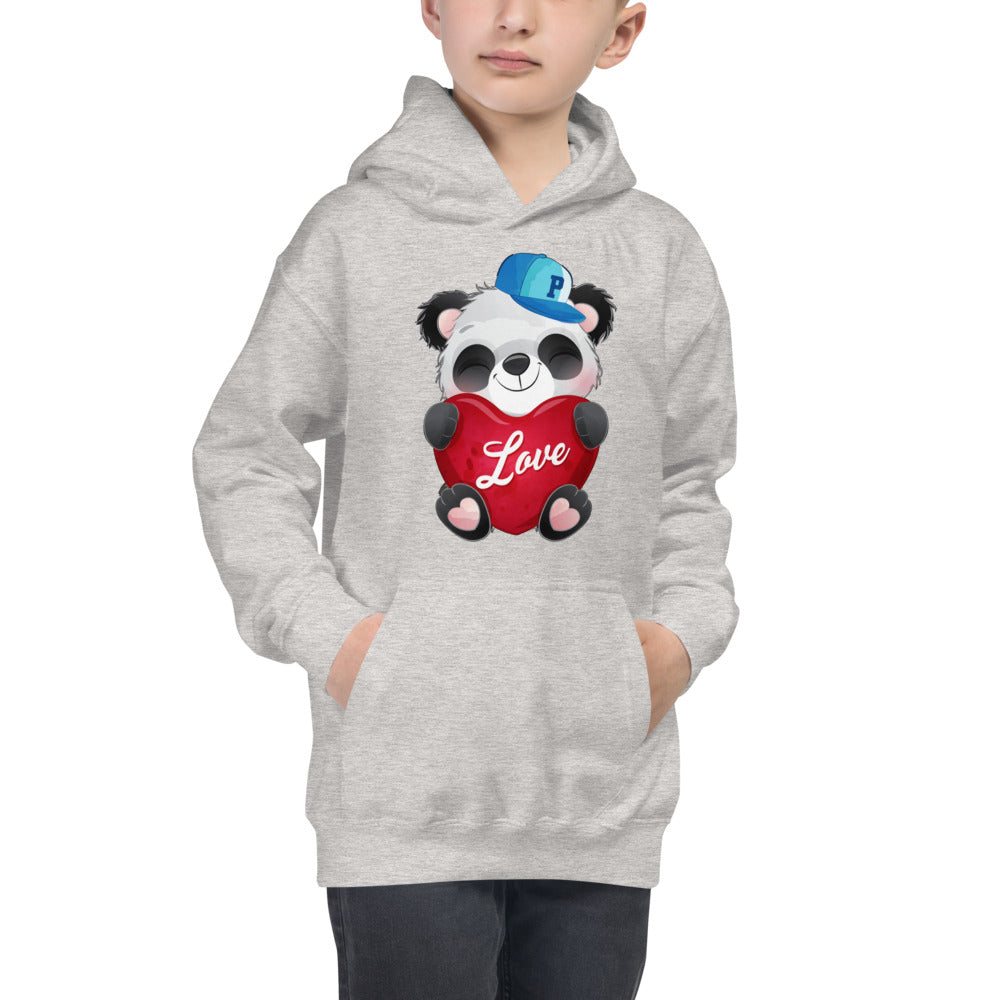 Panda with Heart, Hoodies, No. 0032