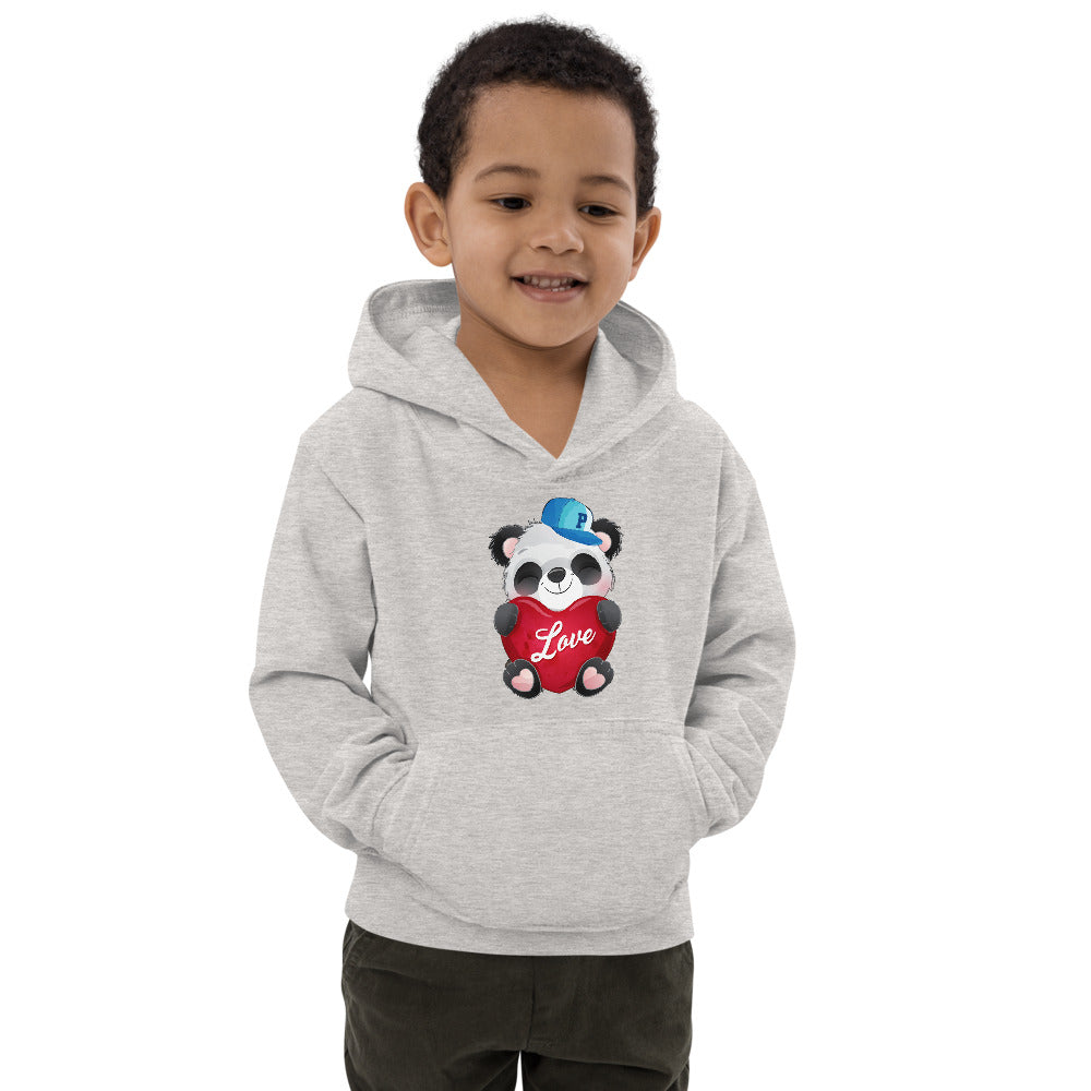 Panda with Heart, Hoodies, No. 0032