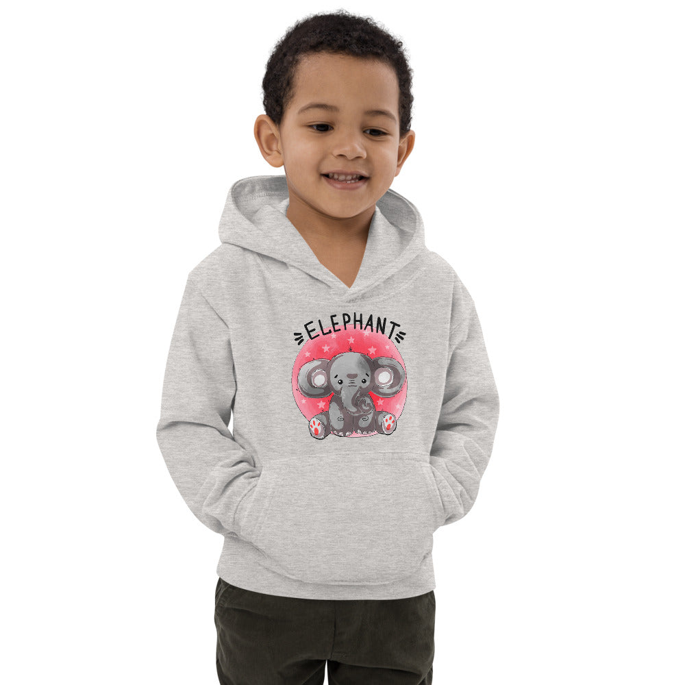 Indian Elephant, Hoodies, No. 0460