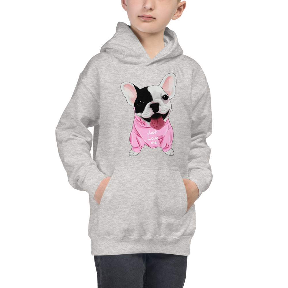 Just Love Me Cute French Bulldog Puppy, Hoodies, No. 0461