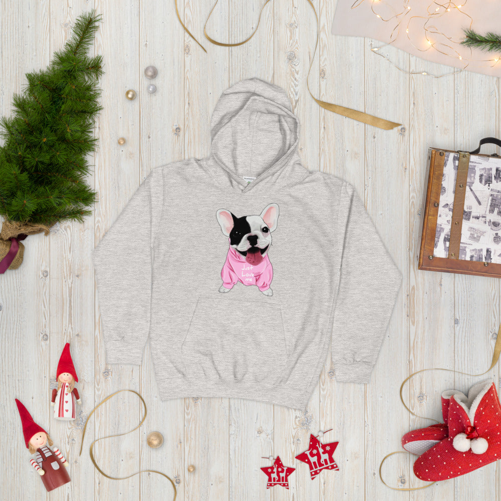 Just Love Me Cute French Bulldog Puppy, Hoodies, No. 0461