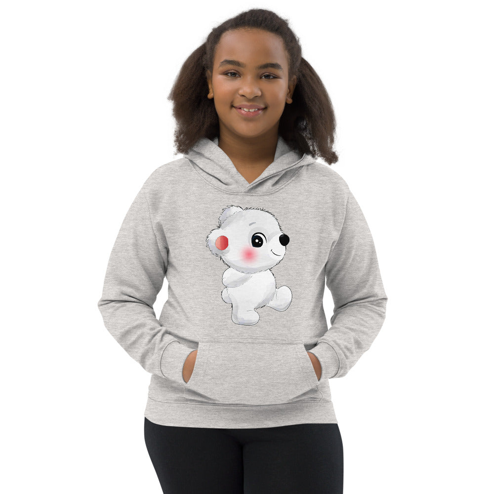 Lovable Polar Bear, Hoodies, No. 0023