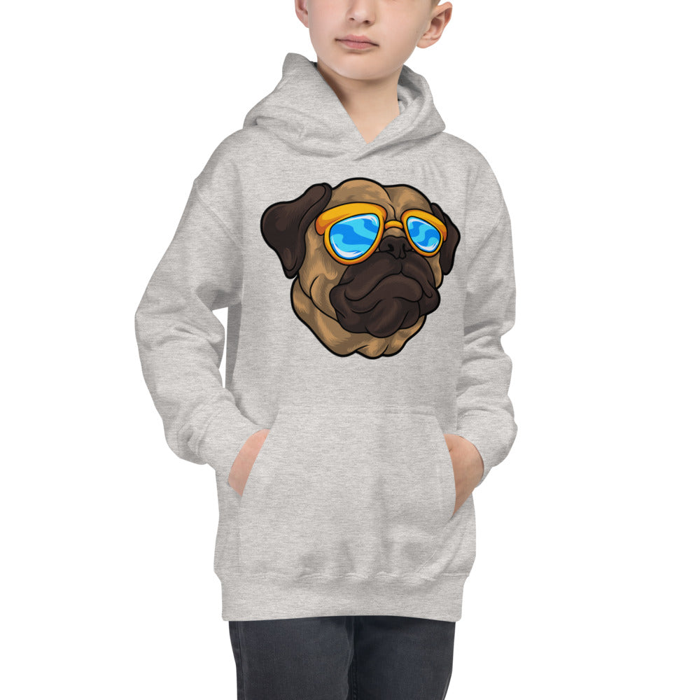 Pug Dog Portrait, Hoodies, No. 0549