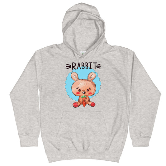 Rabbit with Carrot, Hoodies, No. 0491
