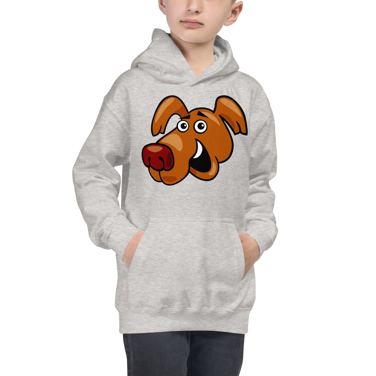 Comic Dog Face Hoodie, No. 0114