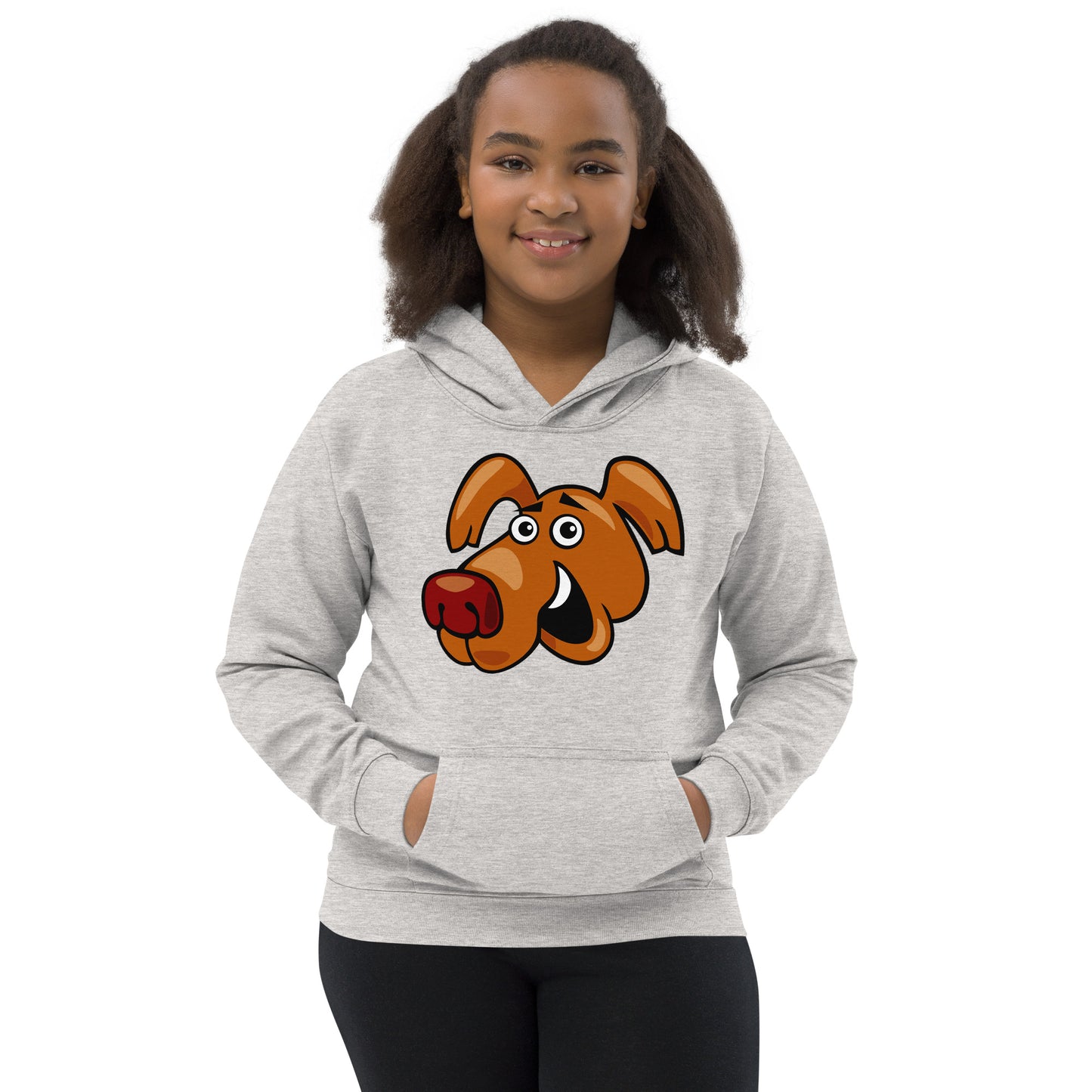 Comic Dog Face Hoodie, No. 0114