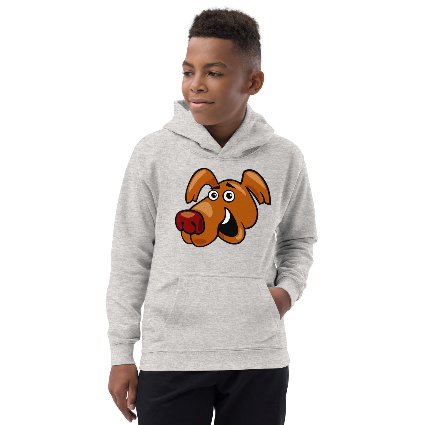 Comic Dog Face Hoodie, No. 0114