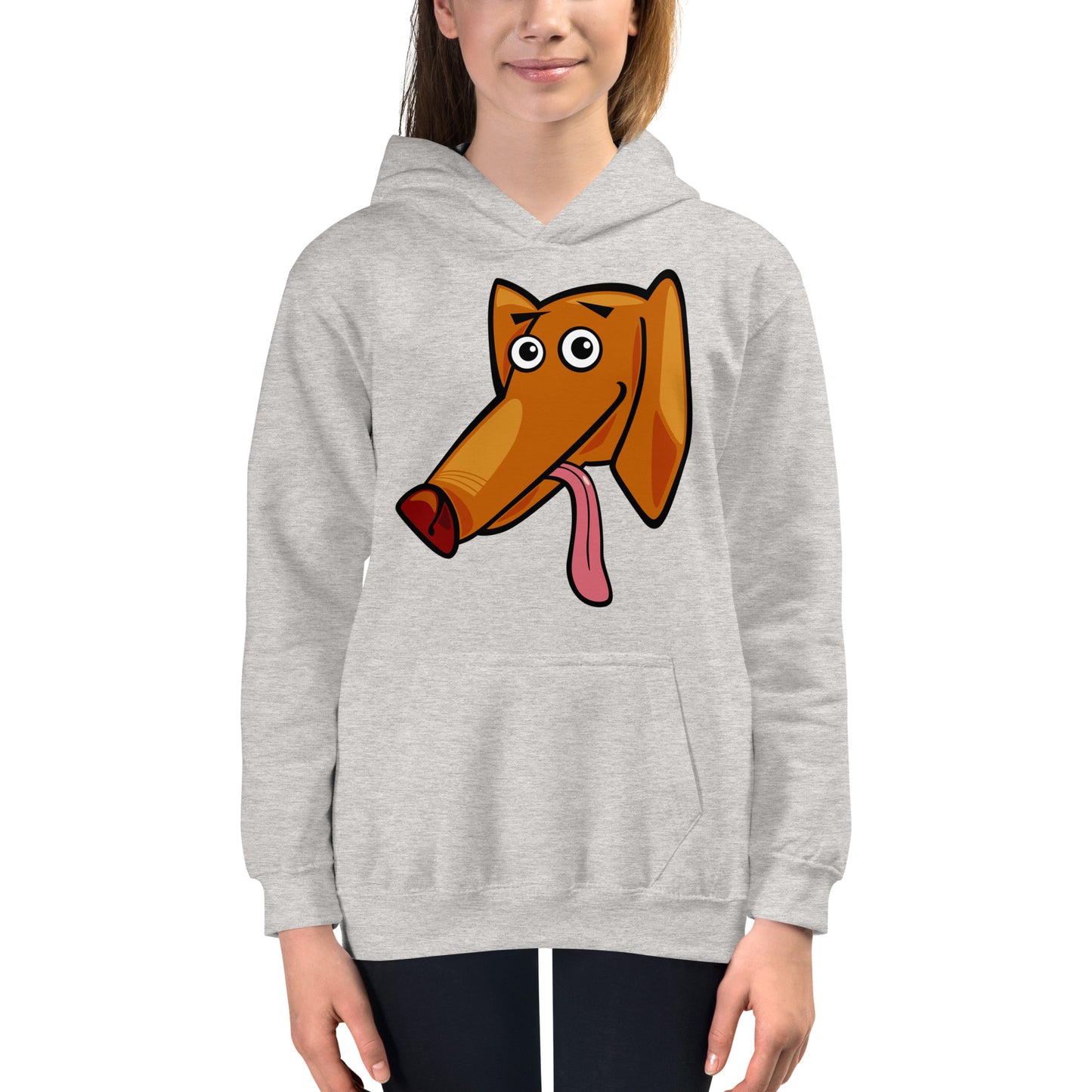 Comic Dog Face Hoodie, No. 0115