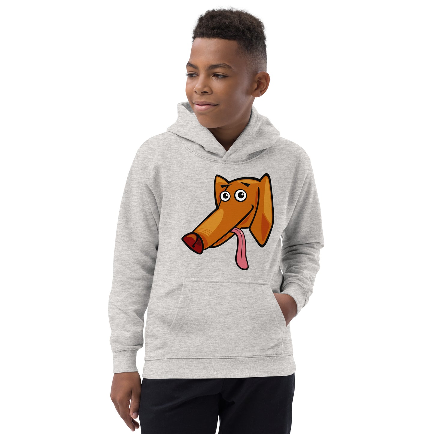 Comic Dog Face Hoodie, No. 0115