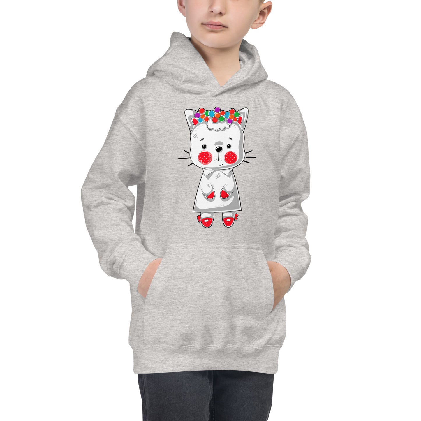 Cute Baby Kitty Cat Hoodie, No. 0276