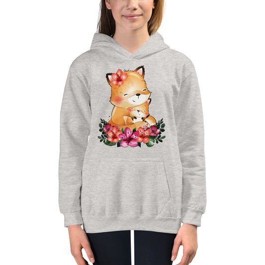 Cool Foxy Mom and Baby Hoodie, No. 0078