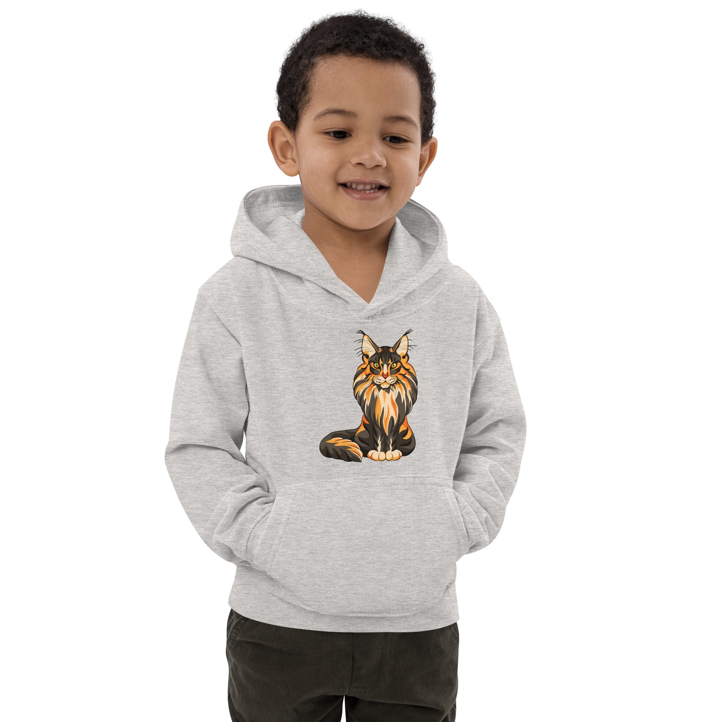 Cool Maine Coon Cat Hoodie, No. 0582