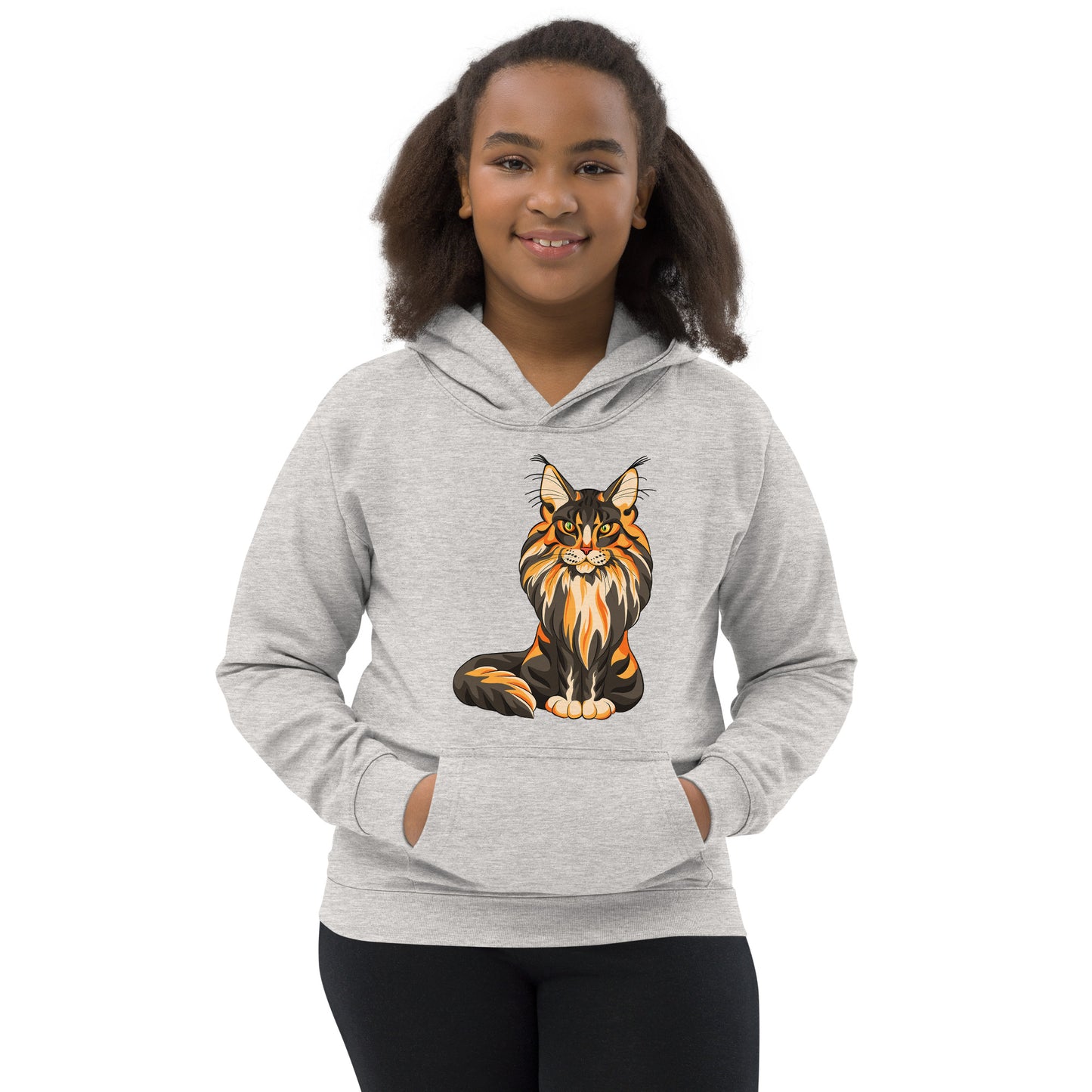 Cool Maine Coon Cat Hoodie, No. 0582