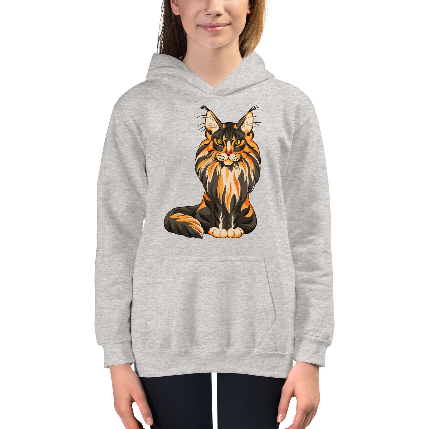 Cool Maine Coon Cat Hoodie, No. 0582