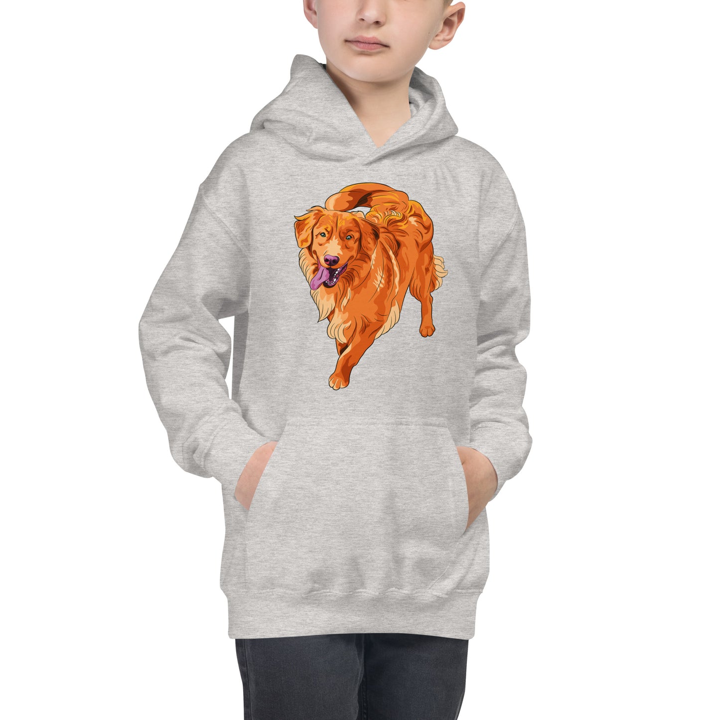 Cool Nova Scotia Duck Tolling Retriever Dog Hoodie, No. 0583