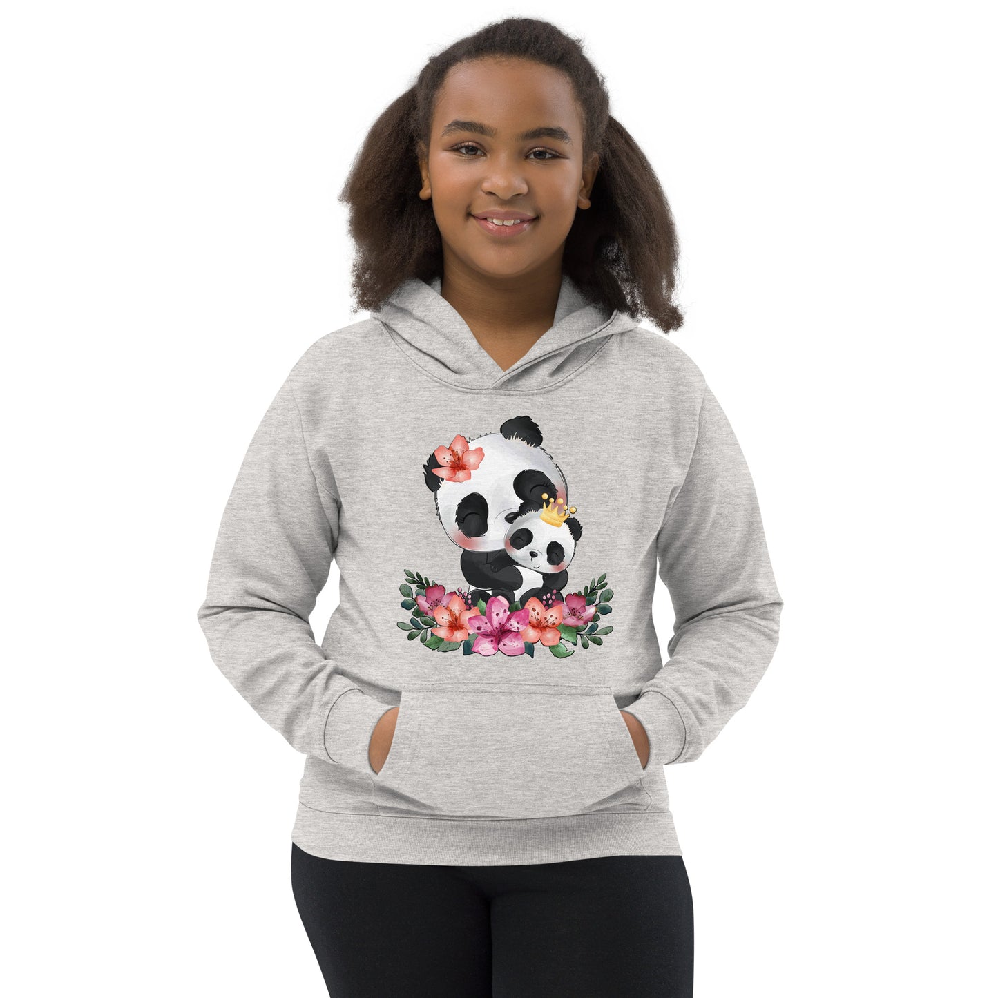 Cool Panda Mom and Baby Hoodie, No. 0070