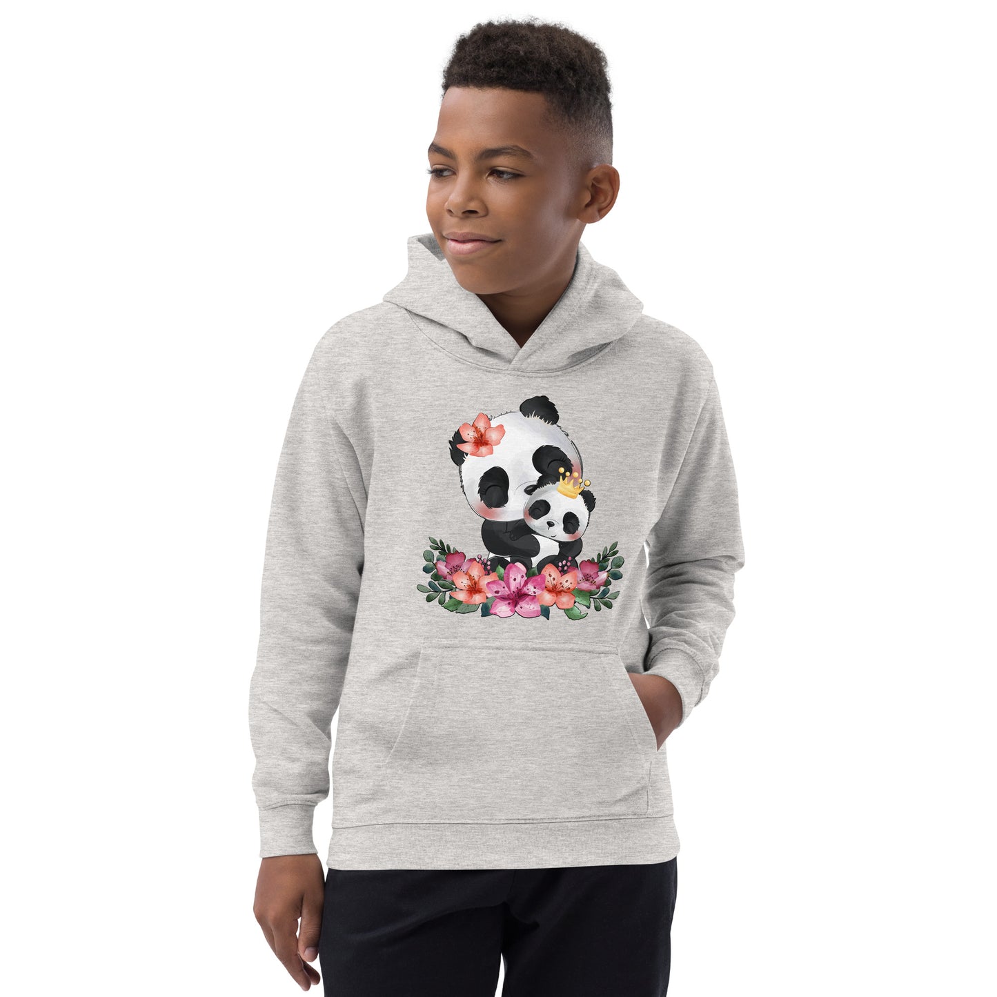 Cool Panda Mom and Baby Hoodie, No. 0070