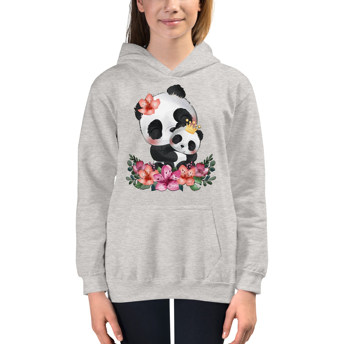 Cool Panda Mom and Baby Hoodie, No. 0070