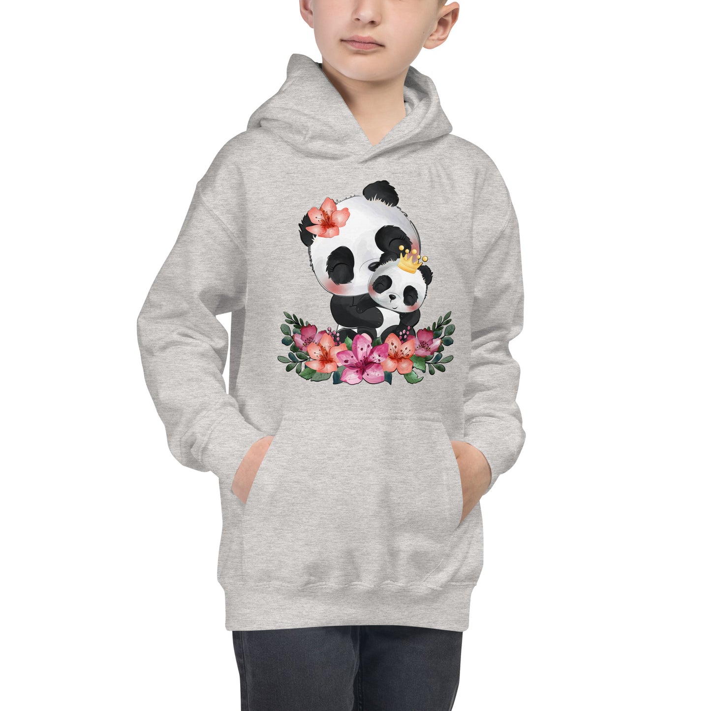 Cool Panda Mom and Baby Hoodie, No. 0070