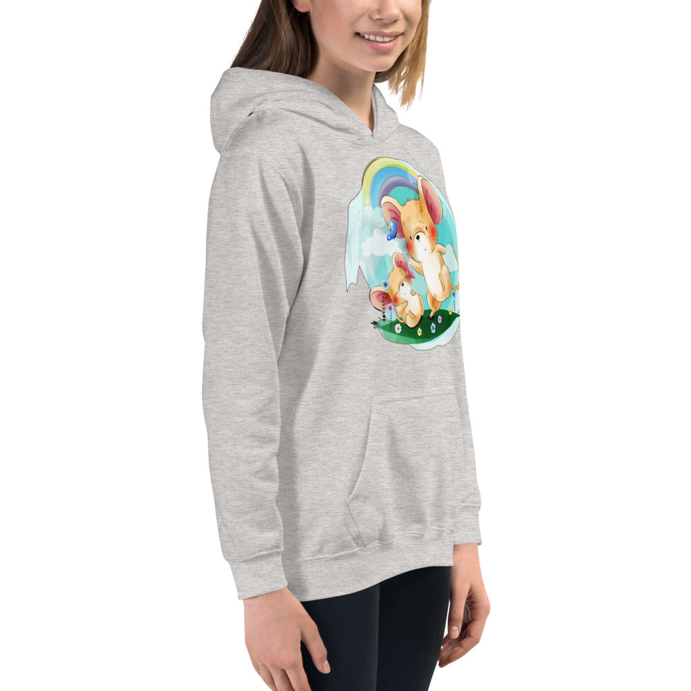 Mouses with Butterflies, Hoodies, No. 0095