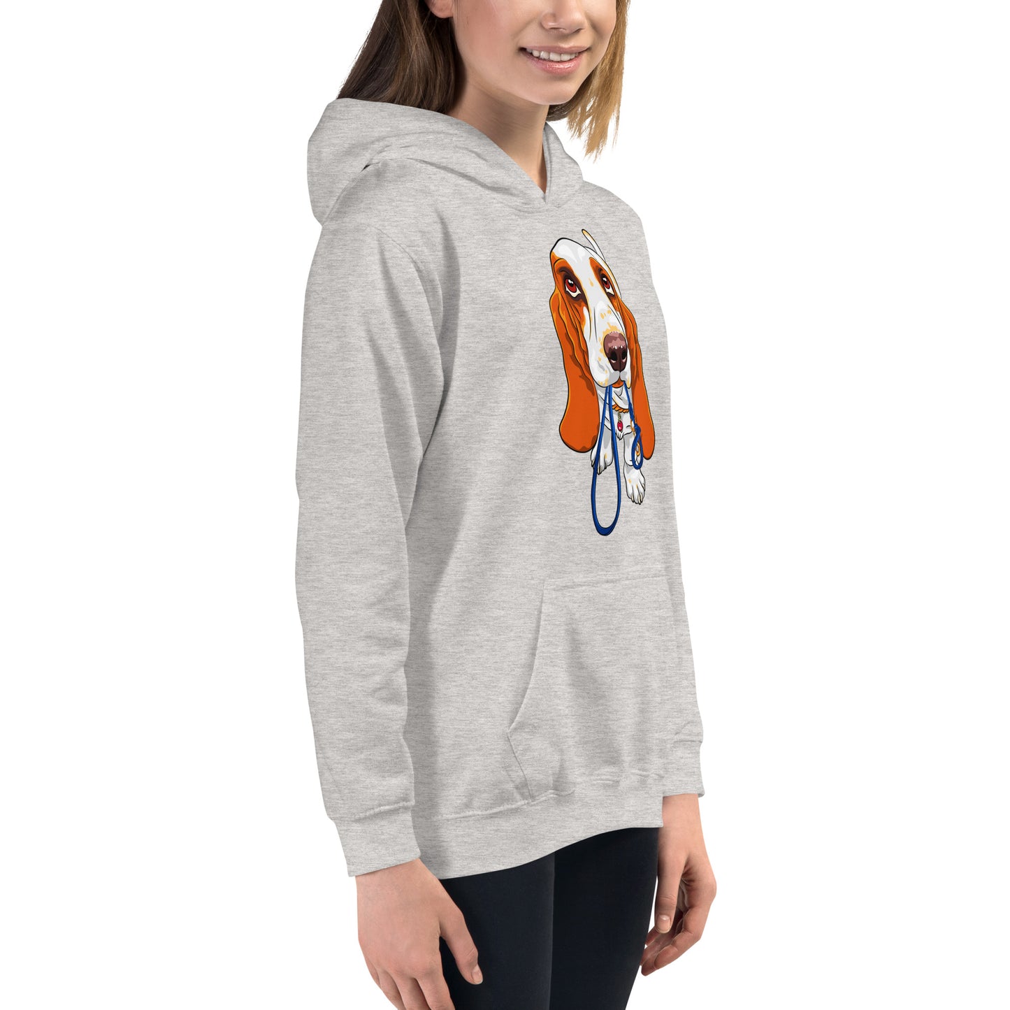 Basset Hound Dog Hoodie, No. 0570