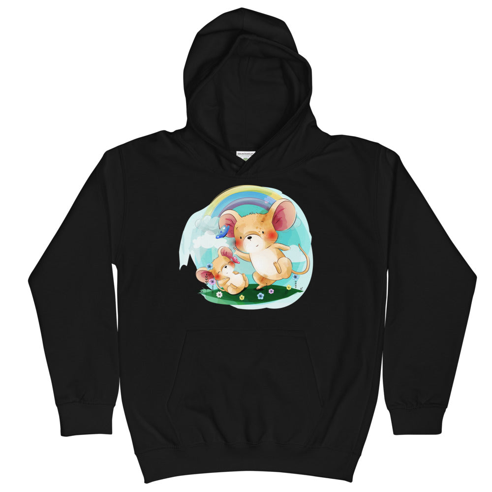 Mouses with Butterflies, Hoodies, No. 0095