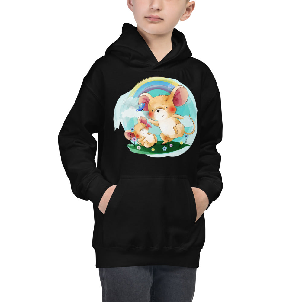 Mouses with Butterflies, Hoodies, No. 0095