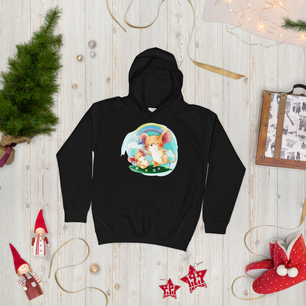 Mouses with Butterflies, Hoodies, No. 0095