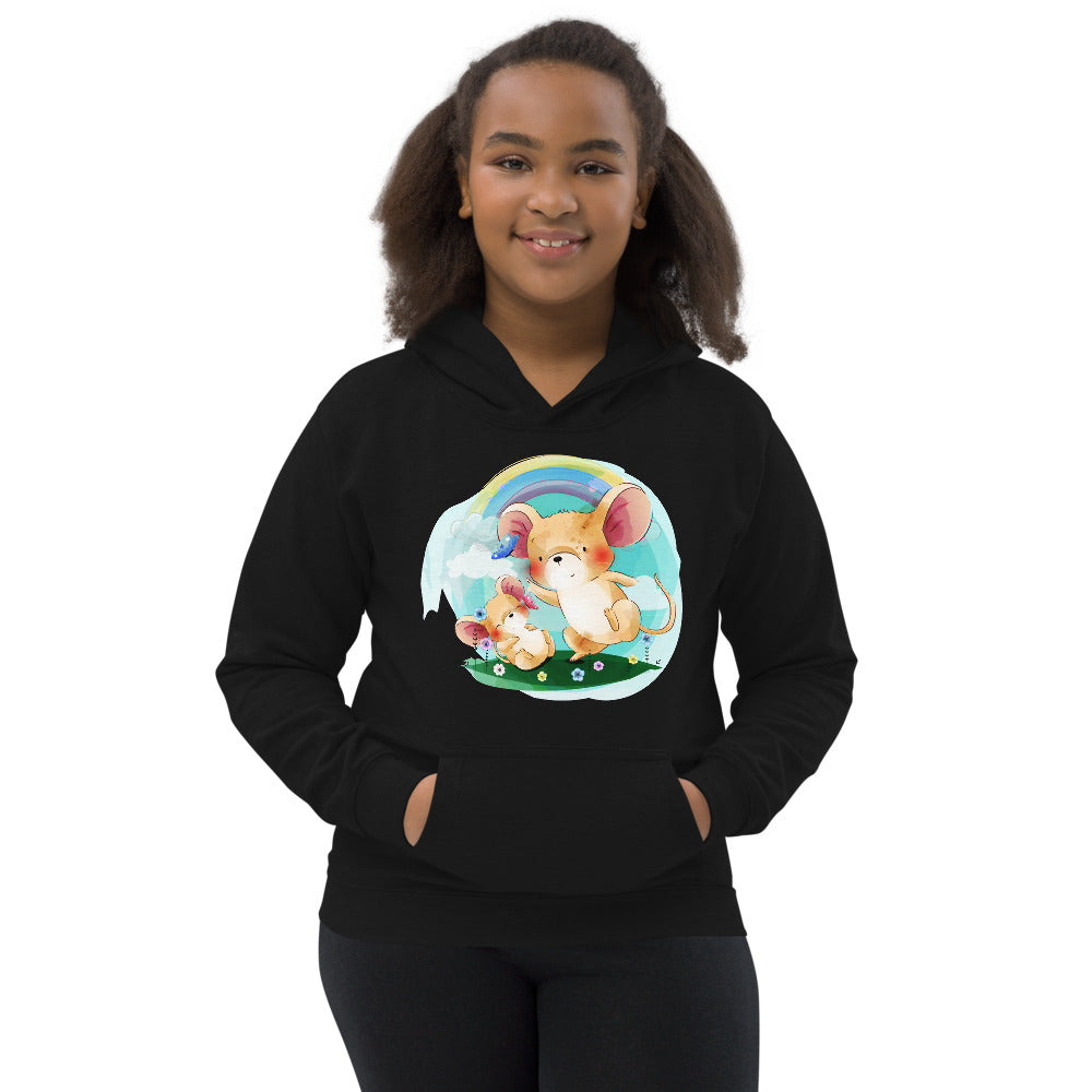 Mouses with Butterflies, Hoodies, No. 0095