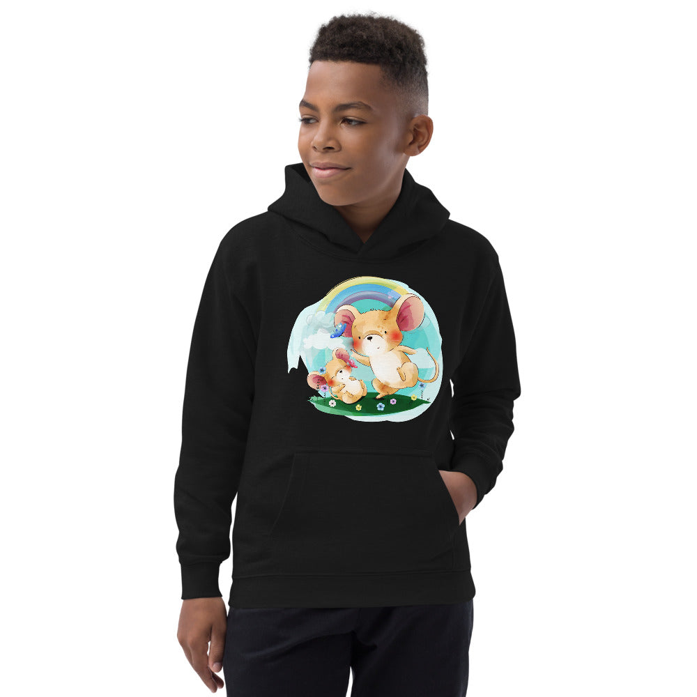 Mouses with Butterflies, Hoodies, No. 0095