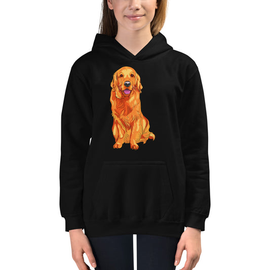 Cool Golden Retriever Dog, Hoodies, No. 0581