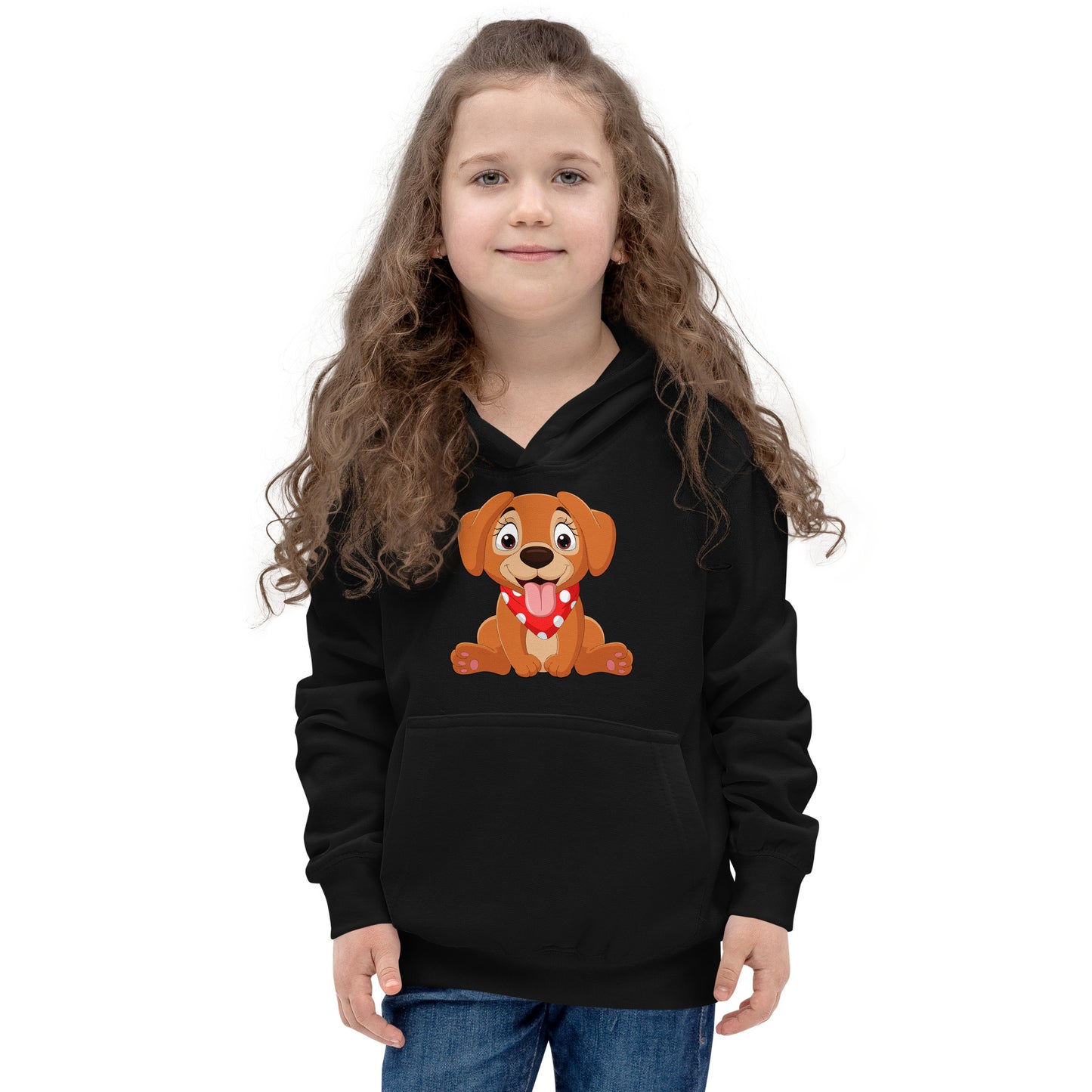 Cute Baby Dog Sitting Hoodie, No. 0147