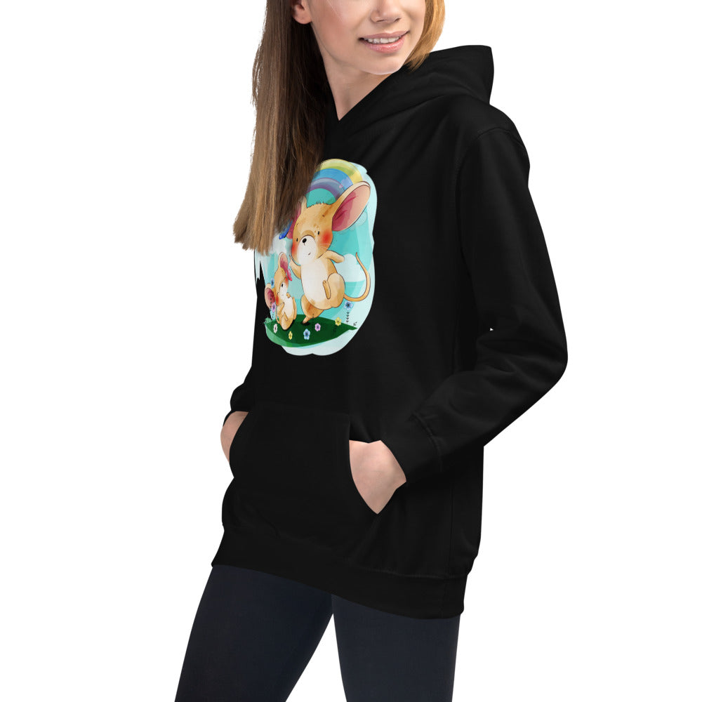 Mouses with Butterflies, Hoodies, No. 0095