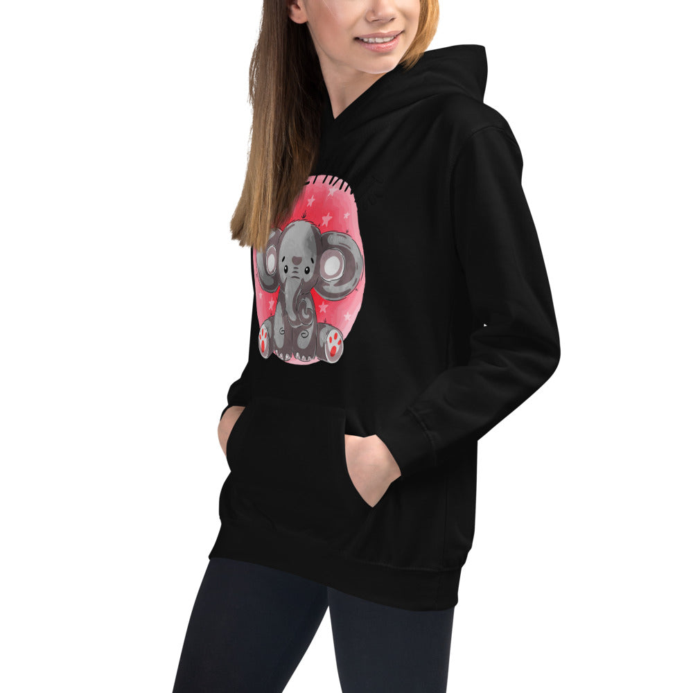 Indian Elephant, Hoodies, No. 0460