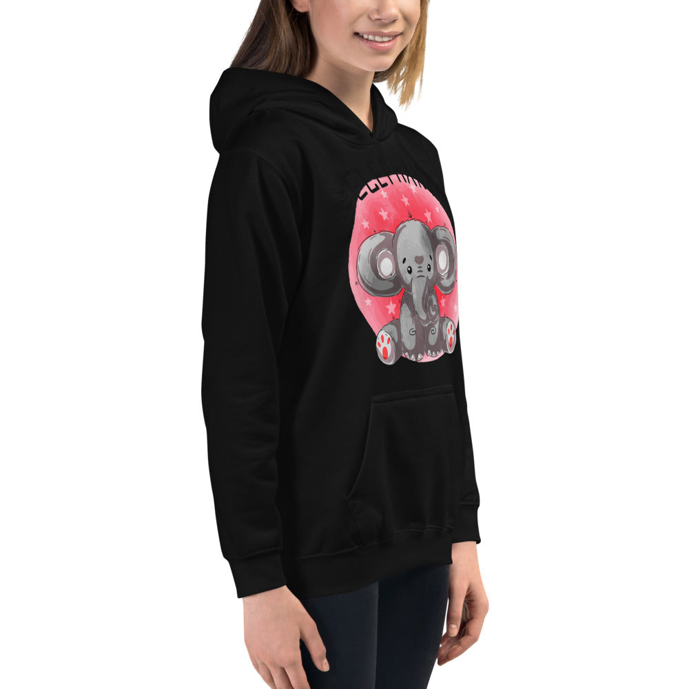 Indian Elephant, Hoodies, No. 0460