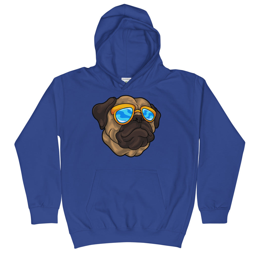 Pug Dog Portrait, Hoodies, No. 0549