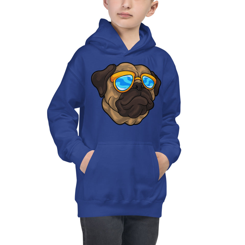 Pug Dog Portrait, Hoodies, No. 0549