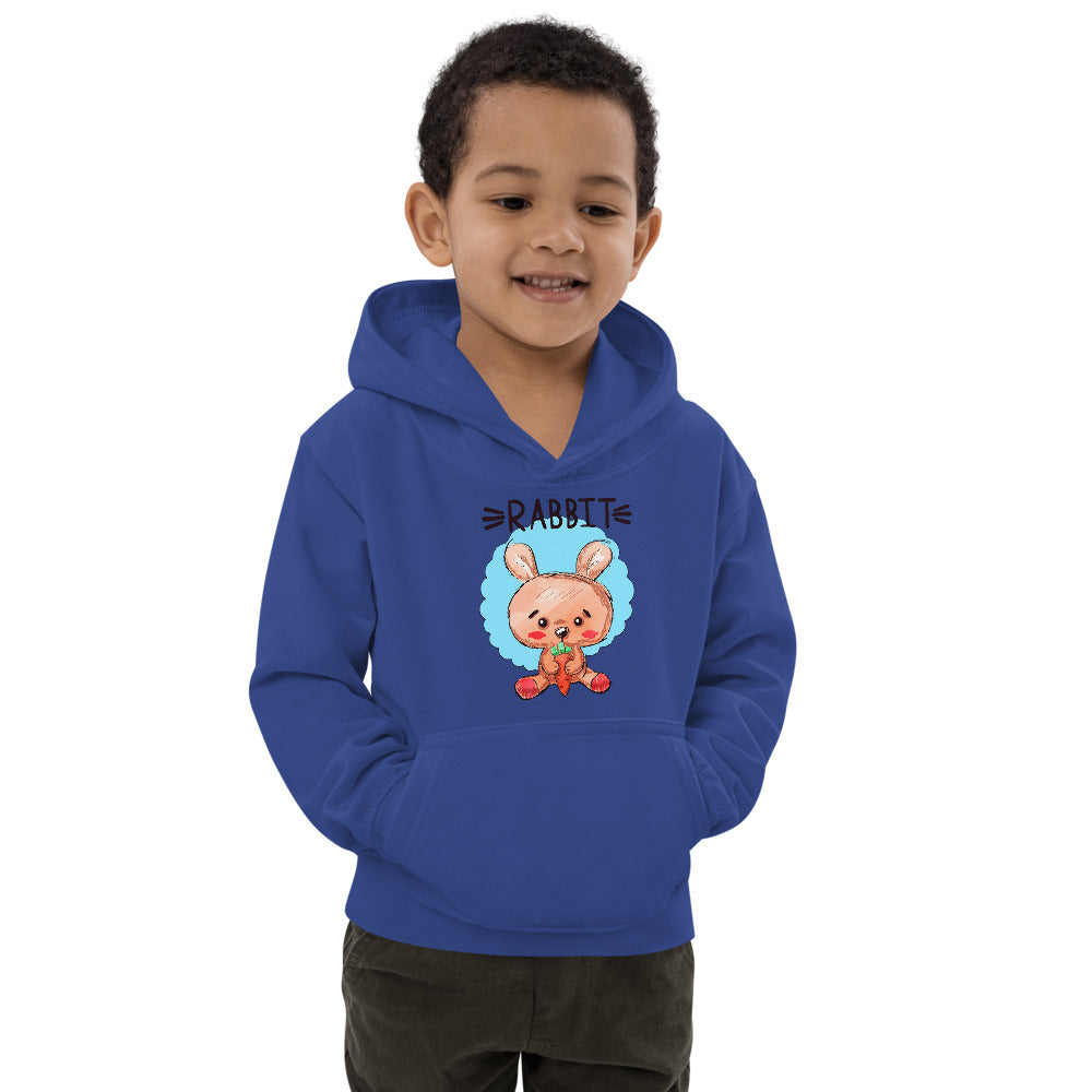 Rabbit with Carrot, Hoodies, No. 0491