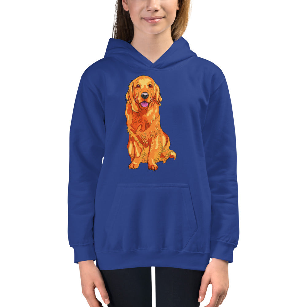 Cool Golden Retriever Dog, Hoodies, No. 0581