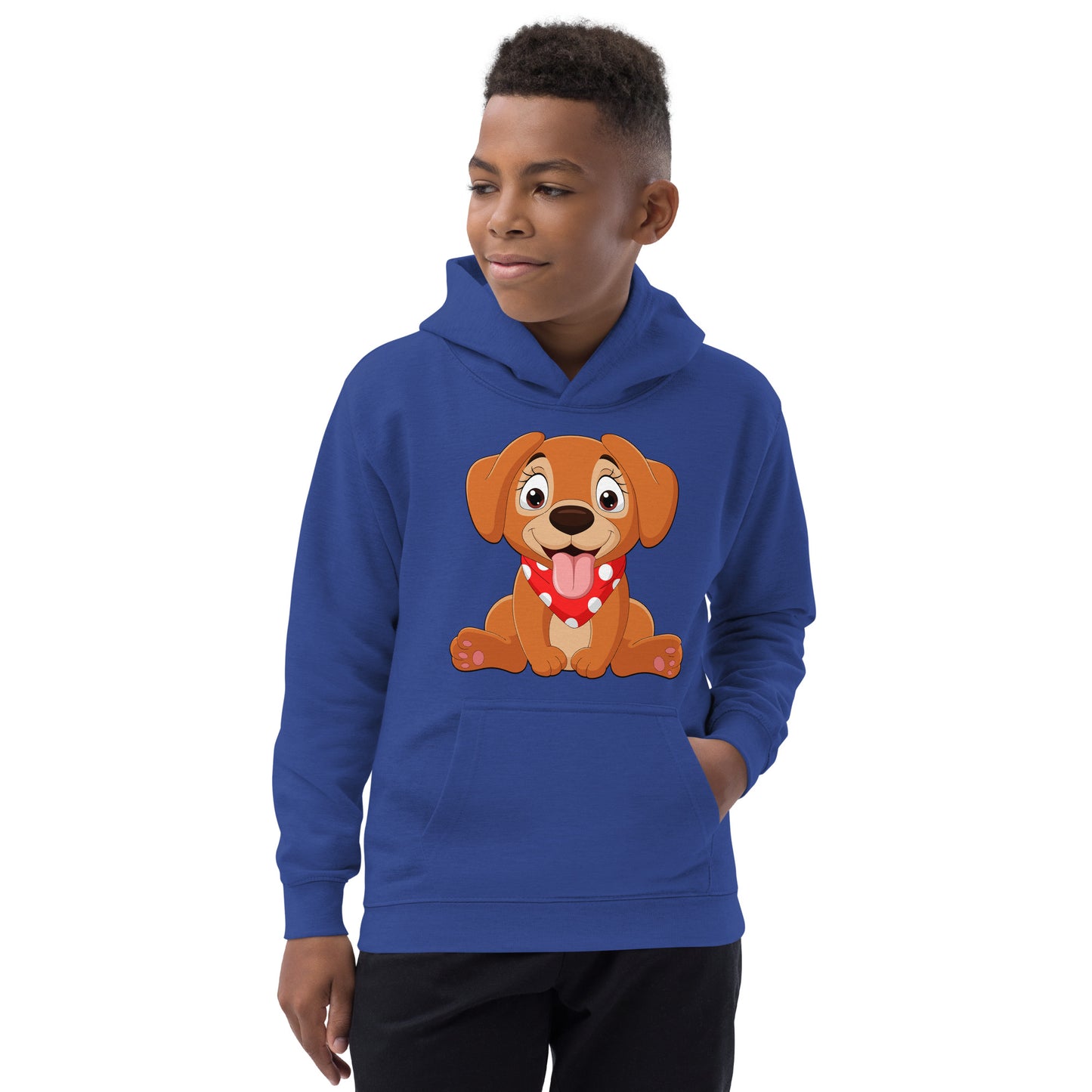 Cute Baby Dog Sitting Hoodie, No. 0147